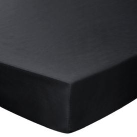 Lençol Casal Microfibra Liso Havan Casa - Preto
