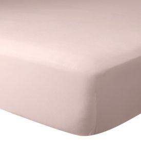 Lençol de Casal Percal Liso 100% Algodão Buona Fortuna - Rosa Velho