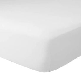 Lençol Queen Percal 100% Algodão Buona Fortuna - Branco Liso Novo