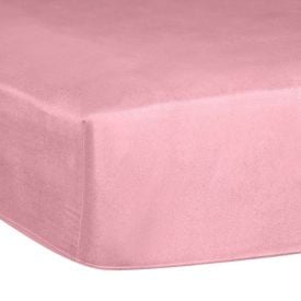 Lençol Avulso Solteiro Com Elástico Microfibra Havan Casa 1 Peça - Rosa