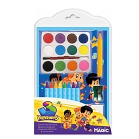 Livro 3 Palavrinhas Minikit com Aquarela - Magic Kids