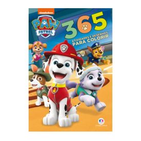 Livro 365 Atividades Patrulha Canina Ciranda Cultural - Para Colorir