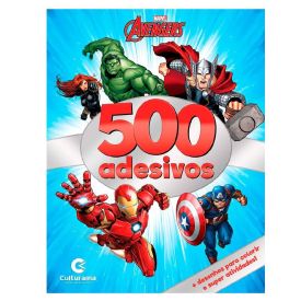 Livro 500 Adesivos Marvel Volume 1 Culturama