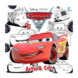 Livro Arte e Cor Disney Carros Volume 1 Culturama