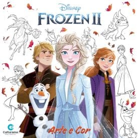 Livro Arte e Cor Frozen Culturama