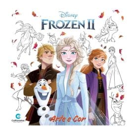 Livro Arte e Cor Frozen Culturama