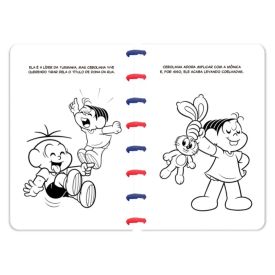 Livro com Disco para Ler e Colorir Turma da Mônica Culturama