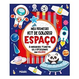 Livro Espaço Kit de Atividades com Marcadores e Canetas Perfumadas - Magic Kids
