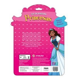 Livro Kit de Pintura Princesas Criar e Sonhar - Magic Kids