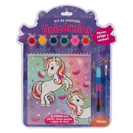 Livro Kit de Pintura Unicórnios Criar e Sonhar - Magic Kids