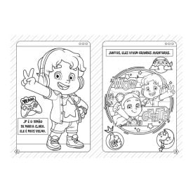 Livro Maria Clara e Jp Minikit Livro com Aquarela - Magic Kids