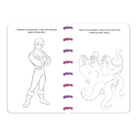 Livro para Ler e Colorir com Disco Disney Princesas Culturama