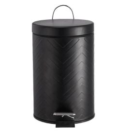 Lixeira Londres com Pedal Havan Casa 3 Litros - Preto