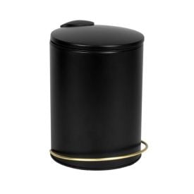Lixeira Com Pedal Montreal Havan Casa 5 Litros - Preto 