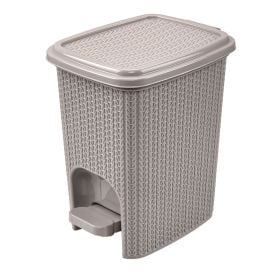 Lixeira Com Pedal Plasútil Trama 7 Litros - Fendi
