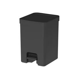 Lixeira Com Pedal Trium Ou 12 Litros - Preto