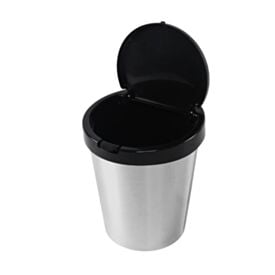 Lixeira com Tampa em Plástico Label Arqplast 10 Litros - Metalizada