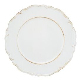 Sousplat Plástico Avulso Moom Lyor - Branco
