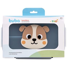 Lancheira com Divisórias Lunchbox Buba Zoo - Cachorro