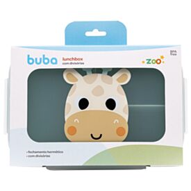 Lancheira com Divisórias Lunchbox Buba Zoo - Girafa