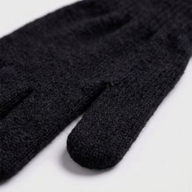 Luva Feminina Em Tricot Boby Blues Preto
