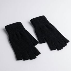Luva Sem Dedo Masculina Em Tricot Thing Preto