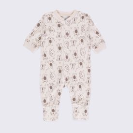 Macacão Bebê Menino Em Plush Com Pé Reversível Yoyo Baby
