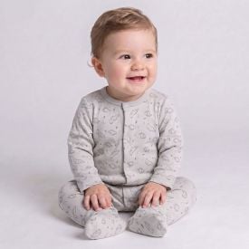 Macacão Bebê Menino Longo Com Pé Reversível Yoyo Baby