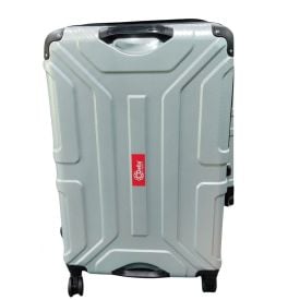 Mala de Bordo Abs 360° 10Kg Della Import - Prata