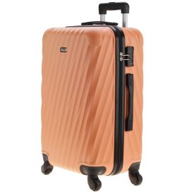 Mala de Viagem Grande La Onda 360° Expansível Tonin - Pêssego