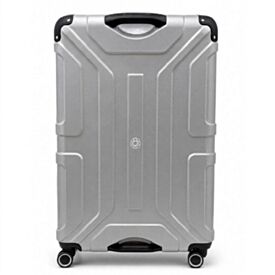 Mala de Viagem Média Ml-300 Abs 360° Della Import - Prata