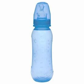 Mamadeira Aquarela Bico Ortodôntico 250Ml Kuka - Azul