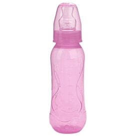Mamadeira Aquarela Bico Ortodôntico 250Ml Kuka - Rosa