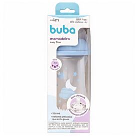 Mamadeira Easy Flow Buba 330Ml - Nuvem Azul