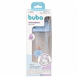 Mamadeira Easy Flow Buba 330Ml - Elefante Azul