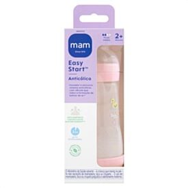 Mamadeira Mam Easy Start 260Ml - Rosa
