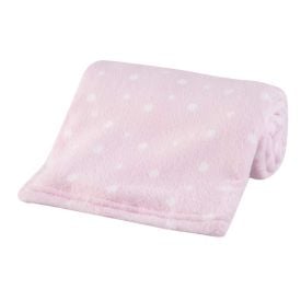 Manta de Bebê Microfibra 90X110 cm Havan Baby 1 Peça - Poa Rose