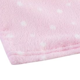 Manta de Bebê Microfibra 90X110 cm Havan Baby 1 Peça - Poa Rose