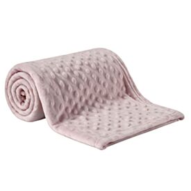 Manta de Bebê Microfibra 100% Poliéster Pop Corn Havan Baby - Rosa Claro