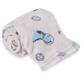 Manta de Bebê Microfibra 90X110 cm Havan Baby 1 Peça - Dino Espacial