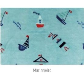Manta de Bebê Microfibra 90X110 cm Havan Baby 1 Peça - MARINHEIRO