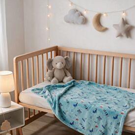 Manta de Bebê Microfibra 90X110cm Havan Baby 1 Peça - Marinheiro