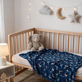 Manta de Bebê Microfibra 90X110cm Havan Baby 1 Peça - Mundo Dos Dinos