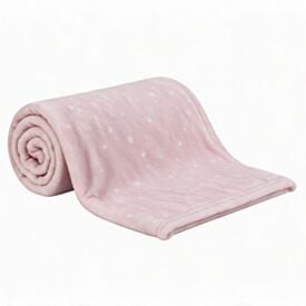Manta de Bebê Microfibra 90X110cm Havan Baby 1 Peça - Poa Rose