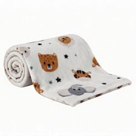 Manta de Bebê Microfibra 90X110cm Havan Baby 1 Peça - Safari