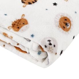 Manta de Bebê Microfibra 90X110cm Havan Baby 1 Peça - Safari