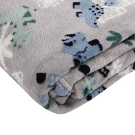 Manta de Bebê Microfibra 90X110cm Havan Baby 1 Peça - Dino