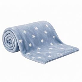 Manta de Bebê Microfibra 90X110cm Havan Baby 1 Peça - Estrela Azul