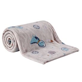 Manta de Bebê Microfibra 90X110cm Havan Baby 1 Peça - Dino Espacial
