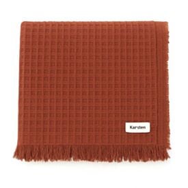 Manta Decorativa Denver 1,50X2,00M 100% Algodão Karsten - Telha